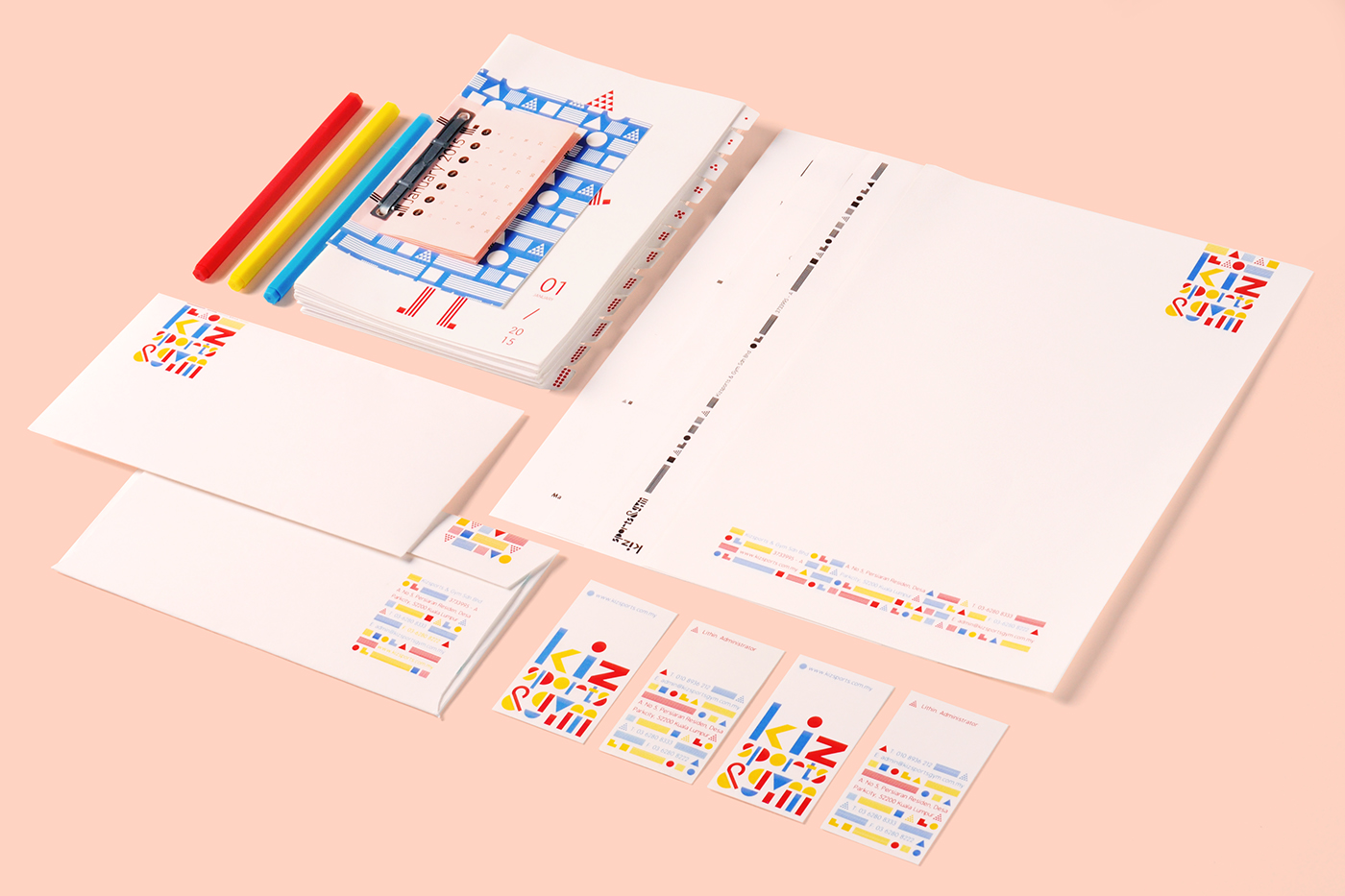 kizsports & Gym兒童發展中心VI設計